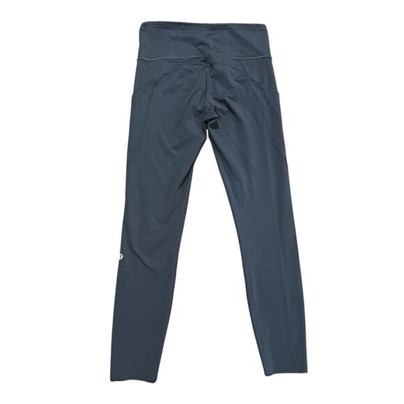 Lululemon Athletica Dark Gray Leggings size 6 pockets - Picture 2 of 12